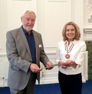 Jon Curtis and Dr Helen Bowcock OBE DL Jon Curtis and Dr Helen Bowcock OBE DL